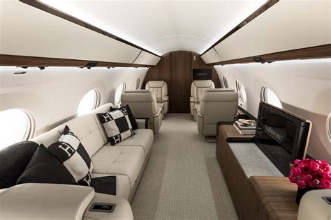 Inside Designer Private Jet All